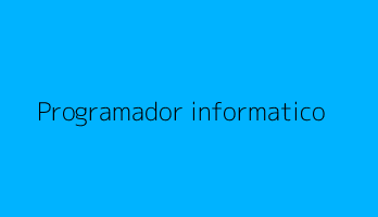 Programador informatico